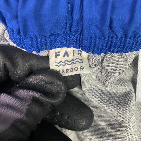 Fair Harbor The Anchor Swim Trunks Shorts Men's Large Blue Drawstrings - Picture 6 of 12